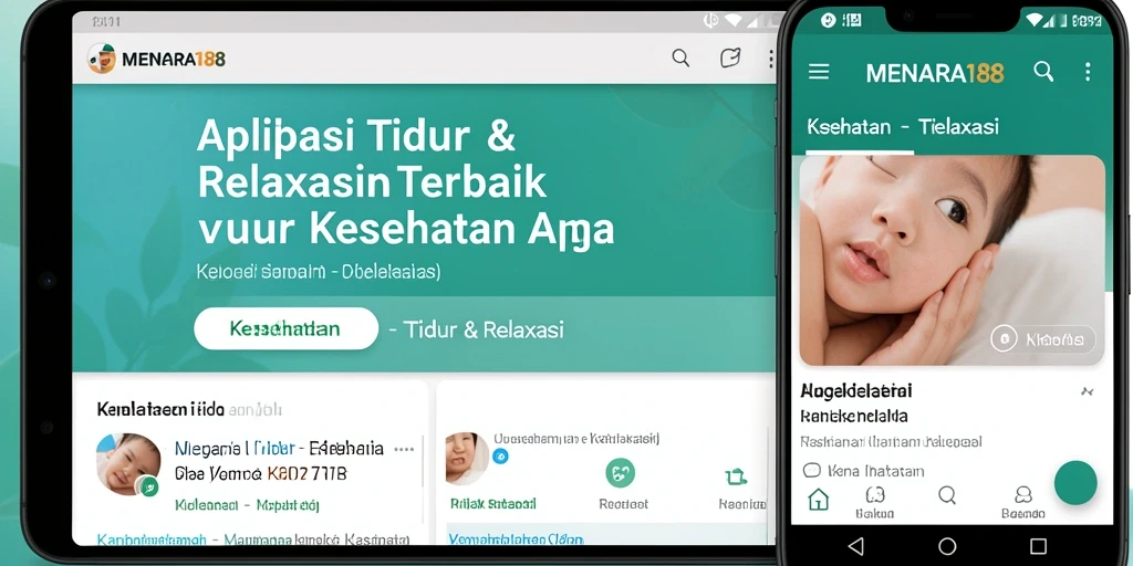 Antarmuka aplikasi MENARA188 yang menenangkan dan sederhana.